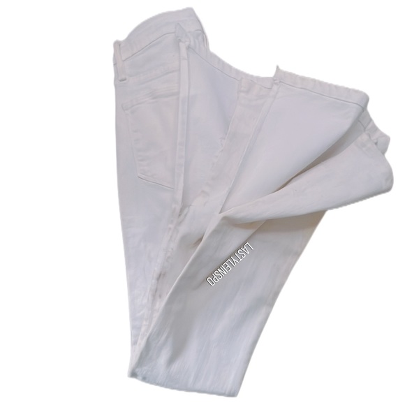 FRAME White Jeans Raw Tie Dye Flared Slit Size 23 - Picture 5 of 5